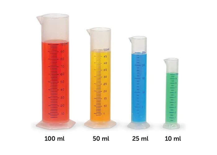 graduated-cylinder عکس مزور پلاستیکی آزمایشگاهی