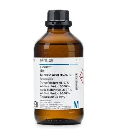 sulfuric-acid-Merk- اسید سولفوریک 95 تا 98 درصد